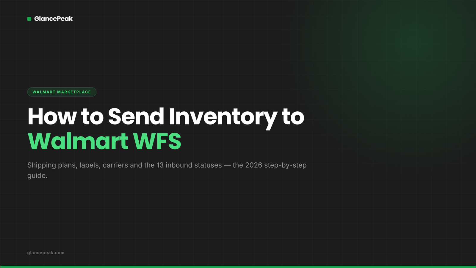 How to Send Inventory to Walmart WFS: The 2026 Shipping Plan Guide